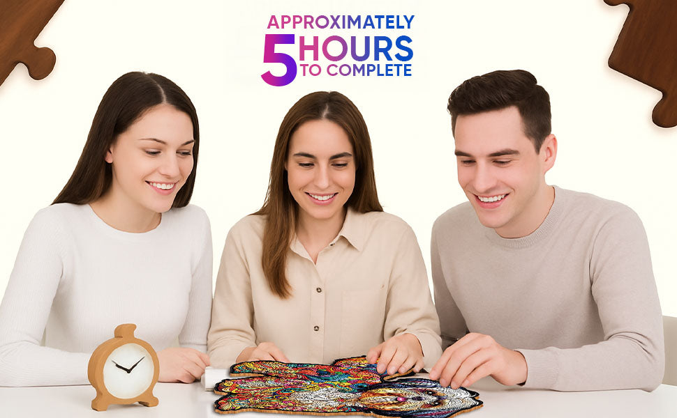 Shih Tzu Dog Premium Wooden Jigsaw Puzzle for Adults - Large - 5 Hours to Complete