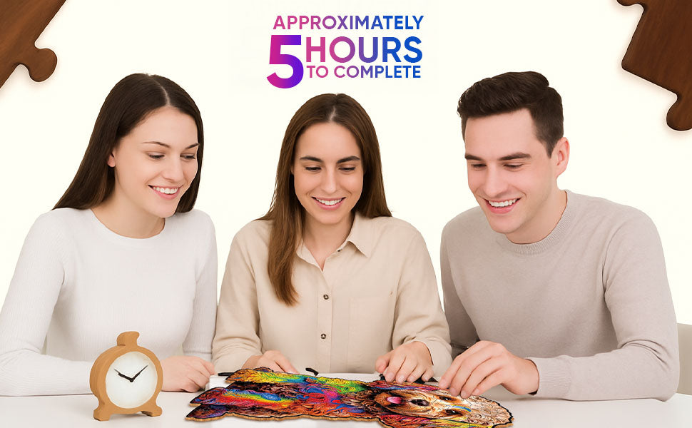 Labradoodle Dog Premium Wooden Jigsaw Puzzle for Adults - Large - 5 Hours to Complete