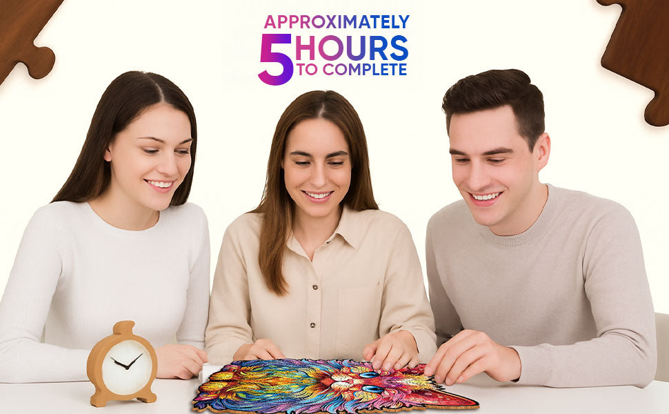 Cute Baby Cat Premium Wooden Jigsaw Puzzle for Adults - Large - 5 Hours to Complete