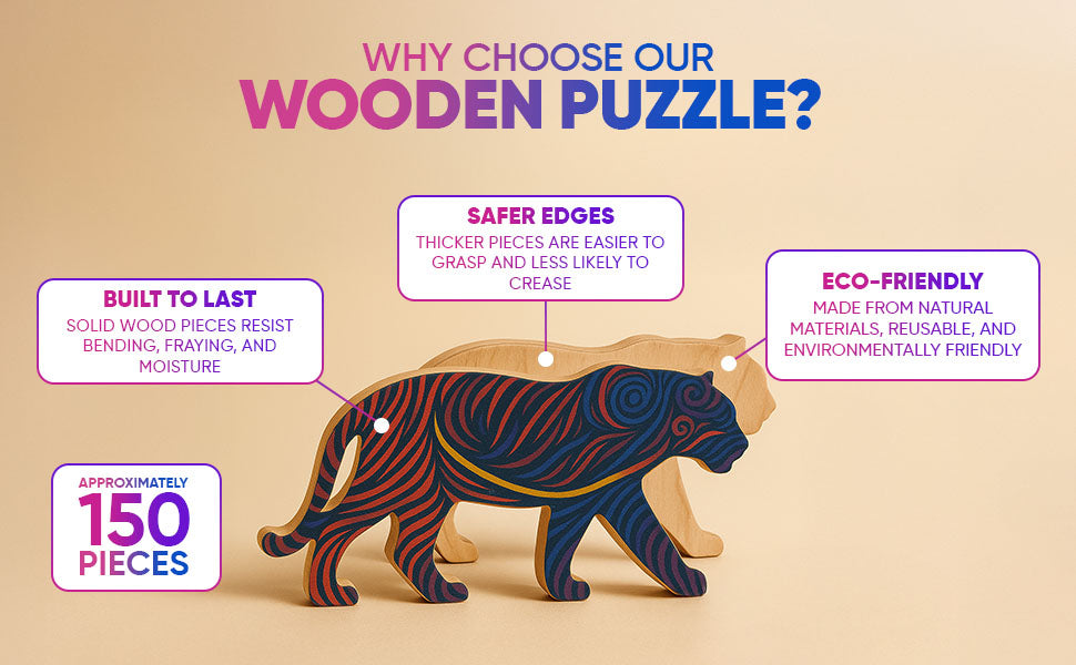 Dachshund Weiner Dog Premium Wooden Jigsaw Puzzle for Adults - Large - 5 Hours to Complete