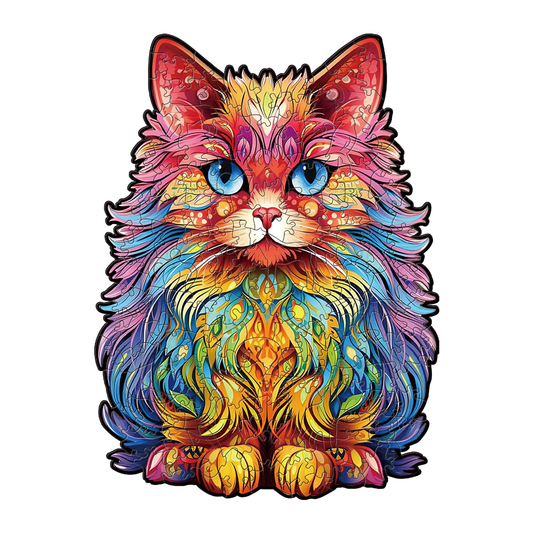 Cute Baby Cat Premium Wooden Jigsaw Puzzle for Adults - Large - 5 Hours to Complete